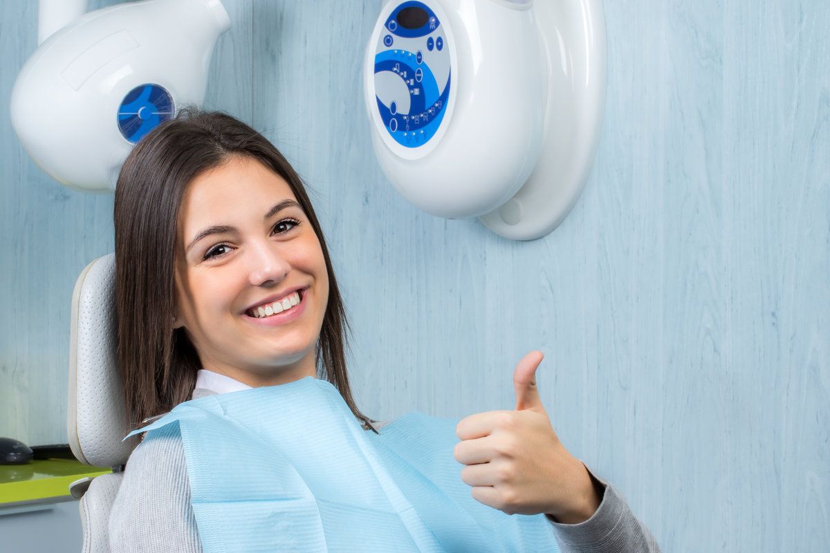 Women Satisfy with the dental check up